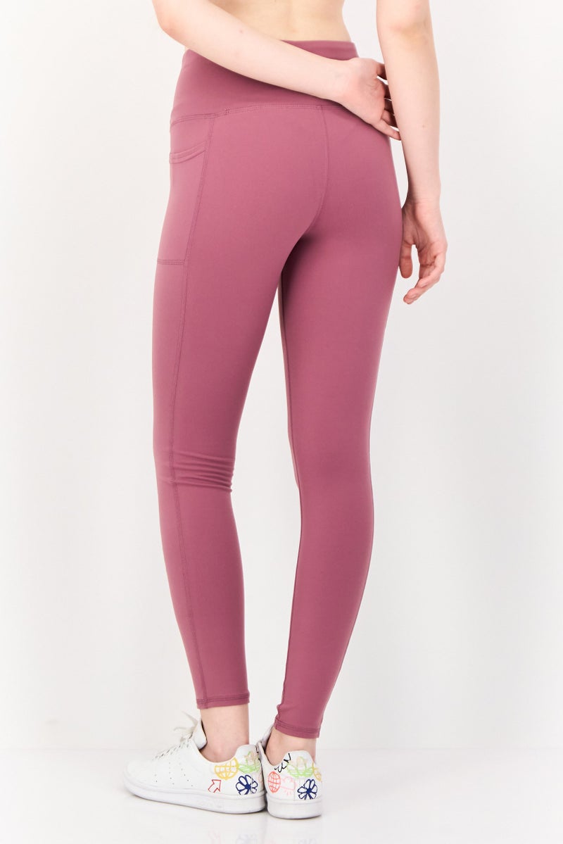 SKECHERS Women Sportswear Fit Training Leggings, Mauve - Image 2