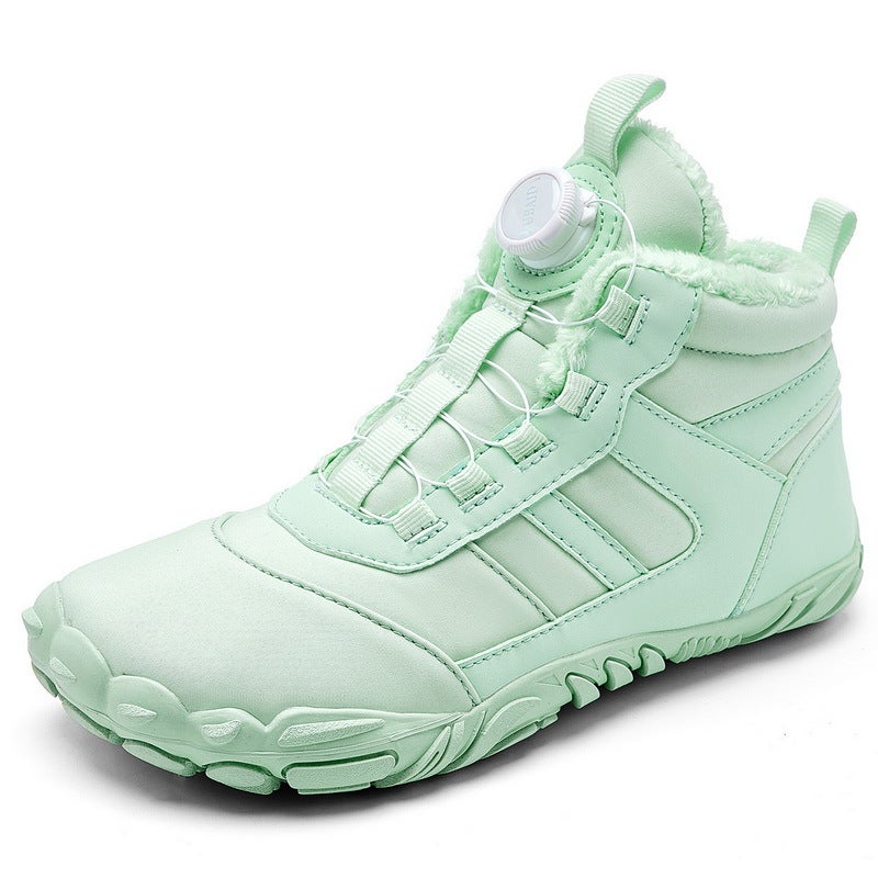 Outdoor Sports Cotton Shoes Women'S Fleece-Lined Warm Cotton Shoes Couple'S Waterproof Non-Slip Snow Boots Winter Five-Finger Cotton Shoes - Image 1