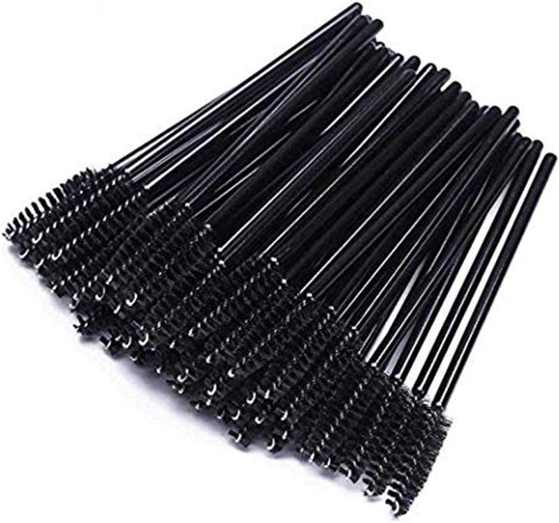 Tbestmax Disposable Mascara Eyelash Wands Brush for Eyelash Extension Eyebrow and Makeup Colour Black 300 PCS - Image 1
