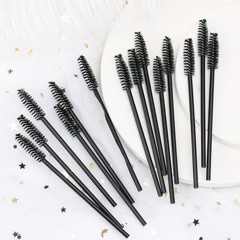 Tbestmax Disposable Mascara Eyelash Wands Brush for Eyelash Extension Eyebrow and Makeup Colour Black 300 PCS - Image 3