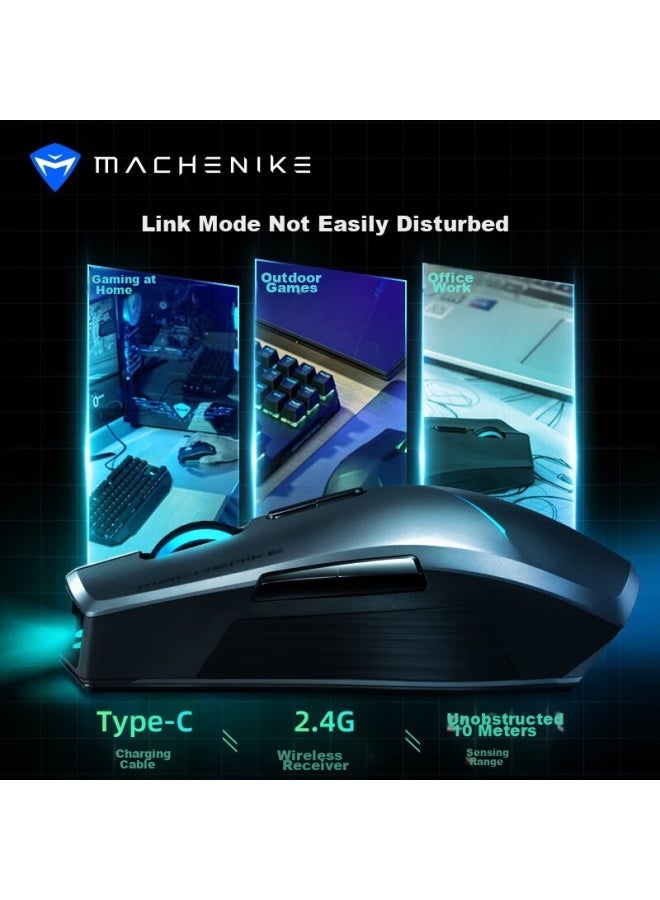 MACHENIKE Machenike Wireless Mouse, Gaming Mouse, Low-noise Rechargeable E-sports Mouse, Laptop Mouse For Pubg And Chicken Dinner, M7 Agile Version  - Image 3