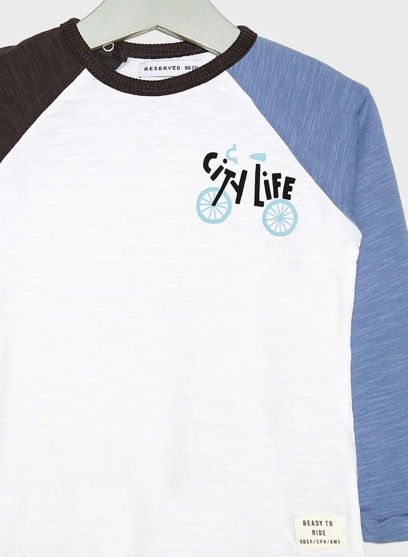 Reserved Infant Raglan Sleeves T-Shirt
