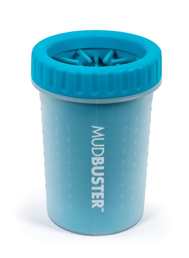 Dexas Petware Mudbuster Portable Dog Paw Cleaner (Blue, Medium) - Image 1