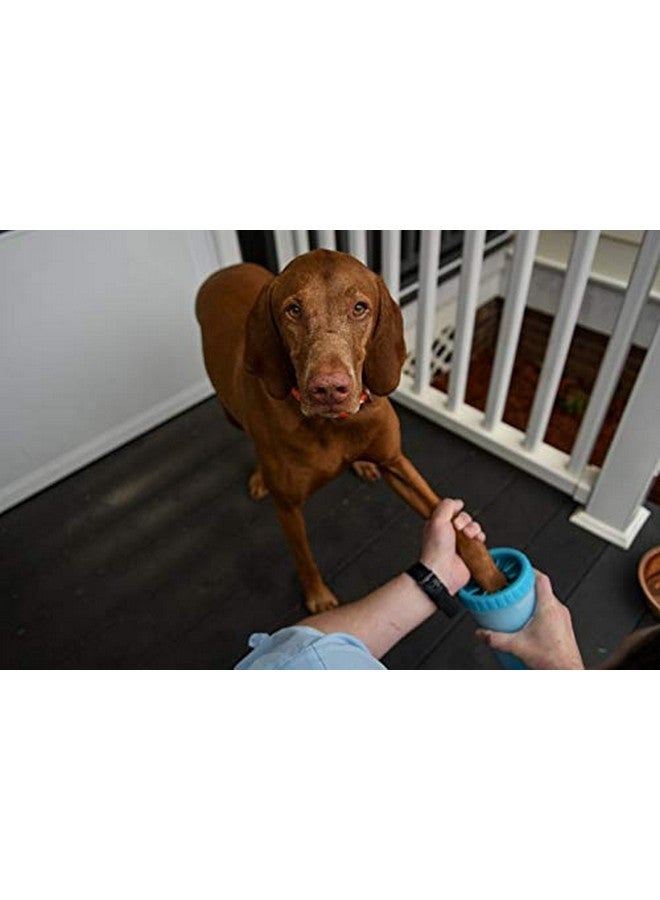Dexas Petware Mudbuster Portable Dog Paw Cleaner (Blue, Medium) - Image 4