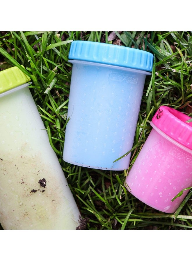 Dexas Petware Mudbuster Portable Dog Paw Cleaner (Blue, Medium) - Image 5