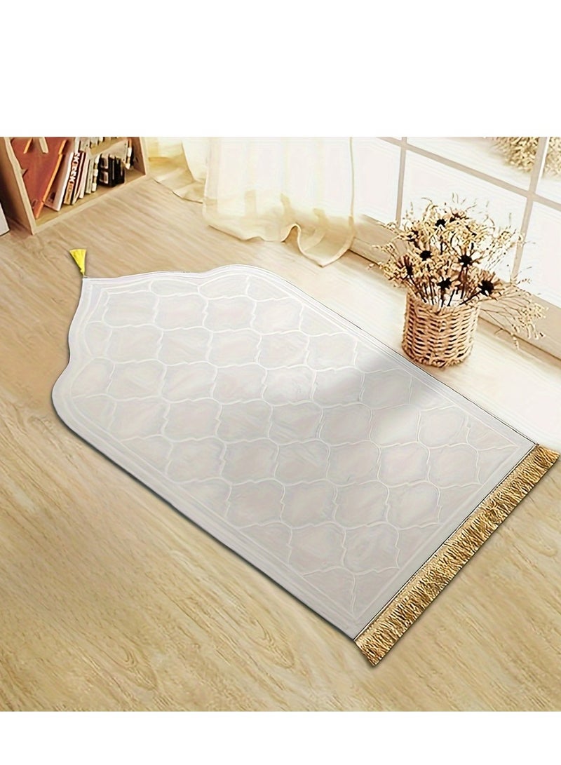 Flannel Prayer Mat, Non-Slip Soft and Durable, Ideal for Home Use 
