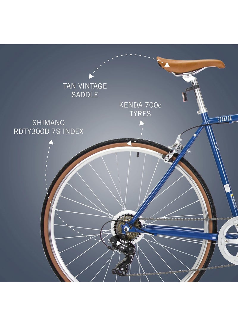 Spartan 700c Platinum Fixie Bicycle | 26 inch wheel size| Single Speed bike | For adults|Matte Black |  - Image 4