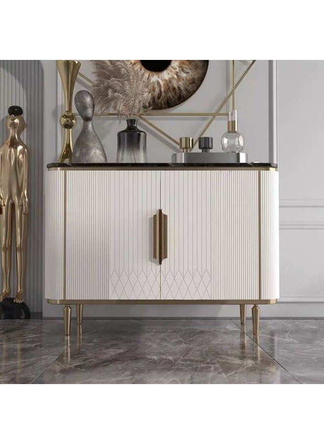 الهوم طاولة مدخل 90×40×140 سم - أبيض  - Image 1