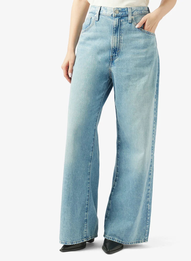 Levi's Cinch Baggy High Rise Straight Jeans