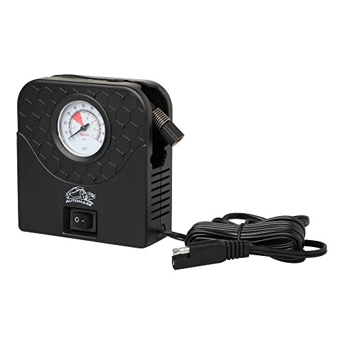 Automaze 12V Portable Mini Air Pump Compressor Tyre Tire Inflator for Car, Bike, Bicycle, Motorcycles, Balls, with LED Light - Image 2