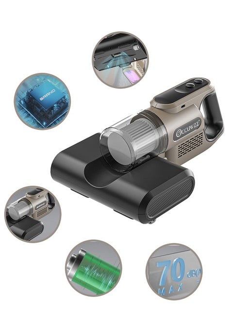 Dust Mite Vacuum Cleaner UV Bed Mattress Vacuum Cleaner Handheld Upgraded Effectively Clean Up Bed, Pillows, Cloth Sofas