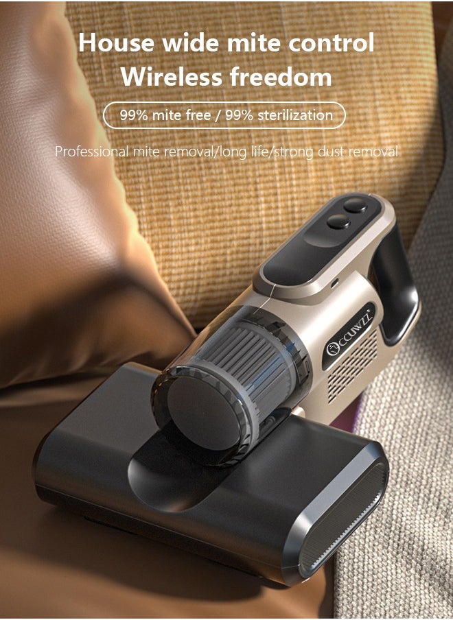 Dust Mite Vacuum Cleaner UV Bed Mattress Vacuum Cleaner Handheld Upgraded Effectively Clean Up Bed, Pillows, Cloth Sofas