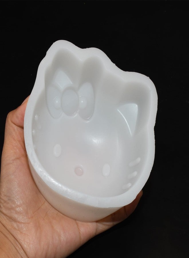 Yedadone 4 Inch Cute Cat Silicone Fondant Cake Mold Large Silicone Cake Pan Non-stick Mousse Cake Mold Chocolate Candy Mold for Cake Making - Image 3