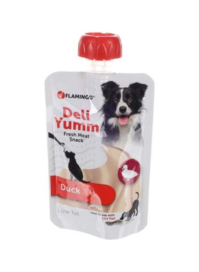 Flamingo Deli Yumm Fresh Meat Snack Duck Dog Treats, Low Fat, 90g