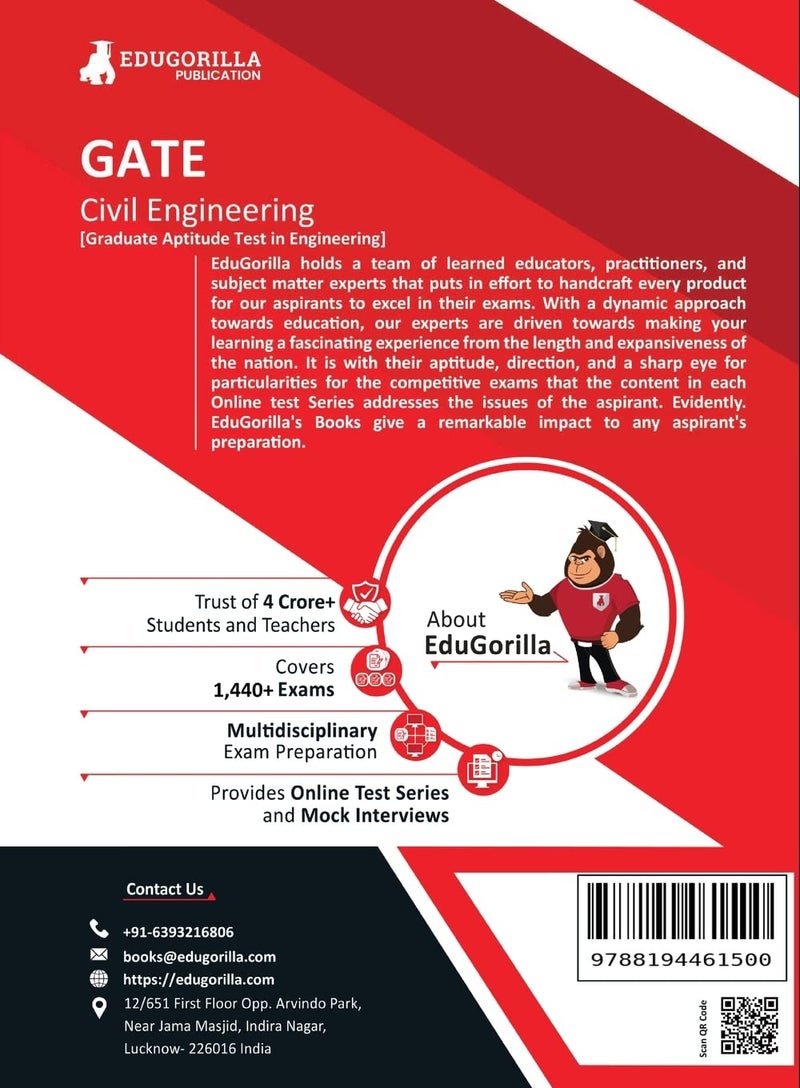 GATE 2024 : Civil Engineering Guide Book - 12 Mock Tests and 4 Previous Year Papers (Solved MCQs and Numerical Based Questions) with Free Access to Online Tests  - Image 2