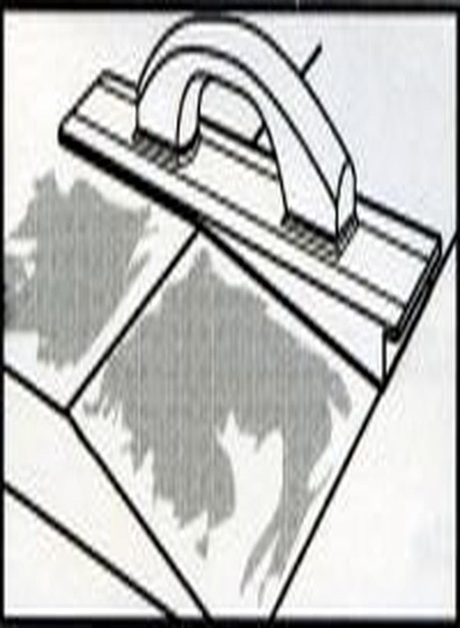 كرافت تول عوامة يدوية خرسانية مع حافة مشطوفة من المغنيسيوم مقاس 8 بوصات، مقاس 16 بوصة × 3.25 بوصة، أداة كرافت - Image 3