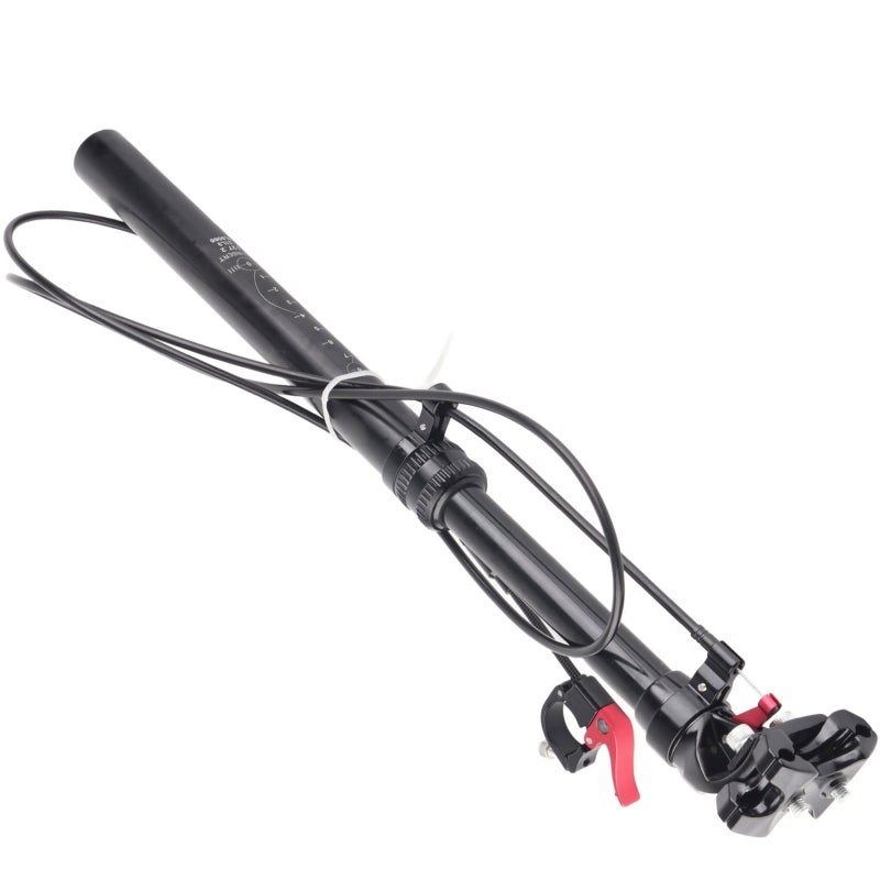 Wire Control Seatpost 27.2mm Aluminum Alloy - Tool-Free Adjustment Adjustable Mountain Bike Seatpost for Mountain Trail Riding Cycling Enthusiasts - Image 4