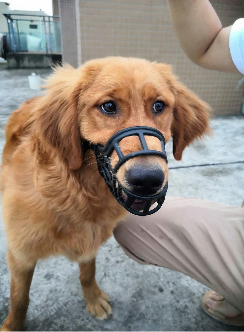 Excefore Dog Mouth, Breathable Basket Mouth for Medium Dogs, Stop Bite, Bark and Chew Best for Aggressive Dogs (M - Border Collie, Black) - Image 5