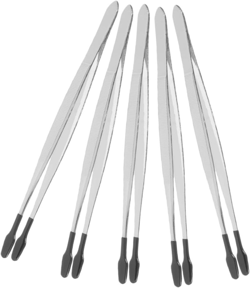 5Pcs Stainless Steel Stamp Tweezers For Collecting Size 15 20X1 50X1 00CM - Image 1