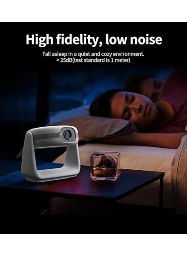 K1 K1 Video Projector, Max 4K Home Smart Projector with Colorful LED Lamp, Android 11, Auto Focus, WiFi6, Outdoor Projectors  - Image 3