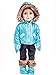 The Queen's Treasures The Queens Treasures 18 Inch Doll Clothes Complete Ski Wear Outfit 6 Piece Zippered Blue Jacket Pants Gloves and Boots Too Compatible for Use with American Girl Dolls Doll NOT Included - Image 2