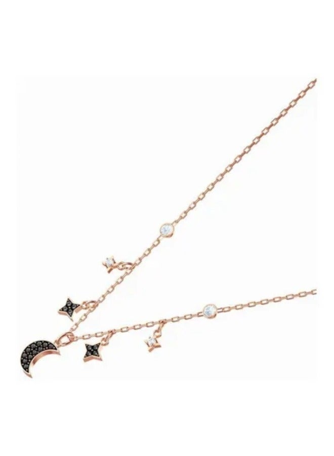 Chomel Crescent Moon and Star Necklace - Image 1