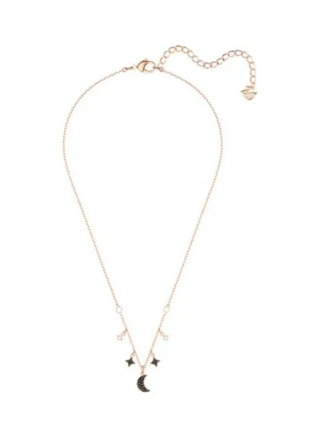 Chomel Crescent Moon and Star Necklace - Image 2