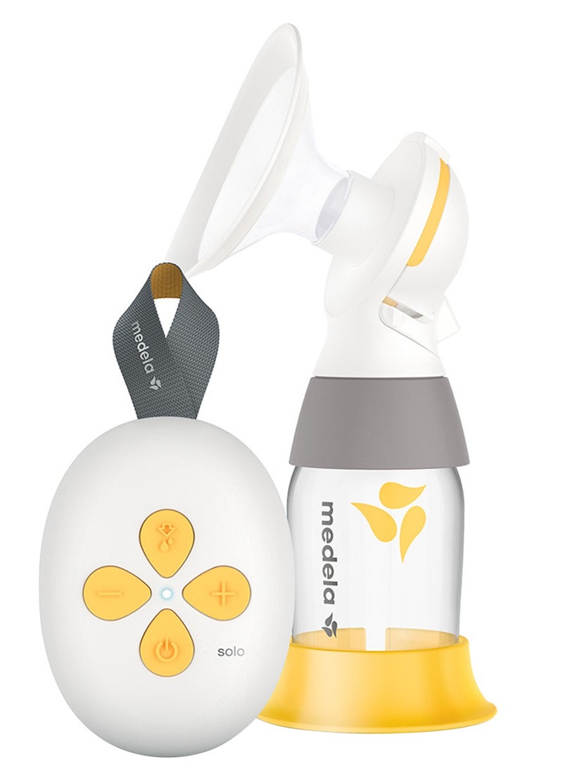 Medela - Solo Single Electric Breast Pump Noticeably Quieter, Usb - Chargeable, Featuring Personalfit Flex Shield And 2 - Phase Expression Technology - Image 1