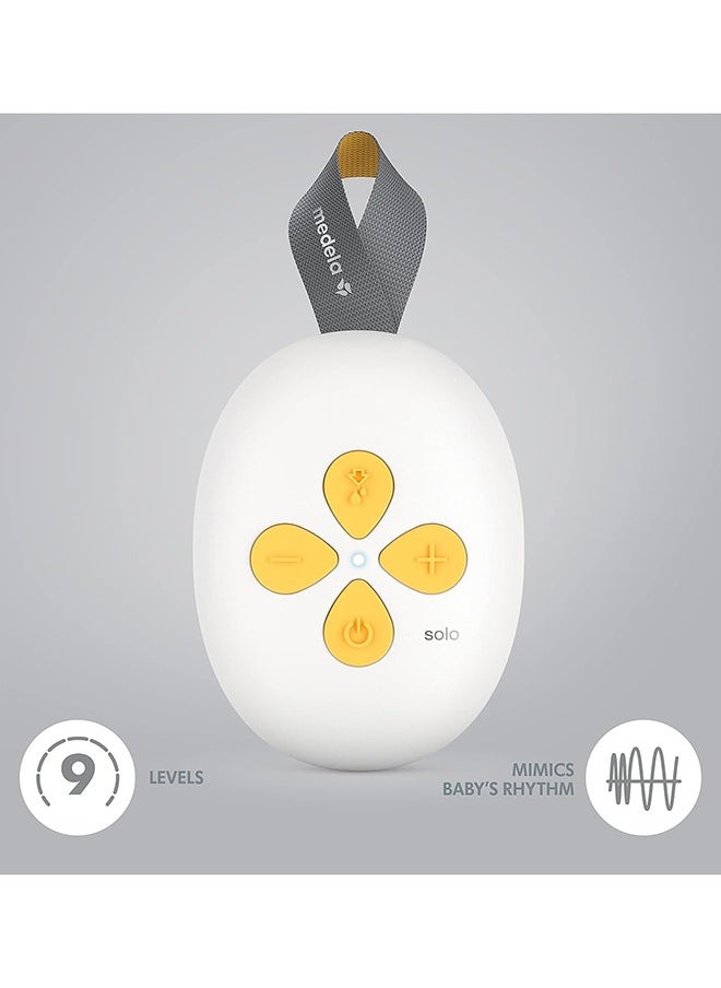 Medela - Solo Single Electric Breast Pump Noticeably Quieter, Usb - Chargeable, Featuring Personalfit Flex Shield And 2 - Phase Expression Technology - Image 1
