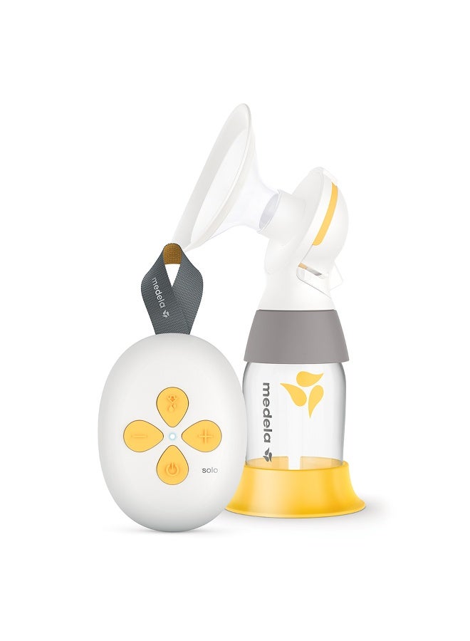 Medela Solo Single Electric Breast Pump Noticeably Quieter, Usb - Chargeable, Featuring Personalfit Flex Shield And 2 - Phase Expression Technology - Image 1