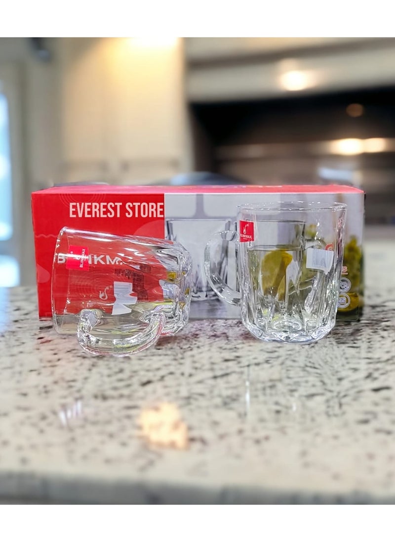 Blinkmax 6 Piece Glass Set For Tea And Coffee - Blinkmax  - Image 1