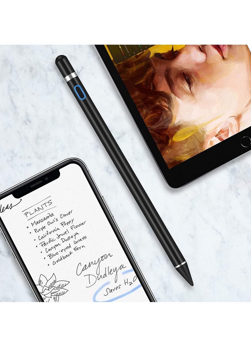 Generic - Active Stylus Pens for Touch Screens, Rechargeable Digital Stylish Pen Pencil Universal for iPhone/iPad Pro/Mini/Air/Android and Most Capacitive Touch Screens - Image 1