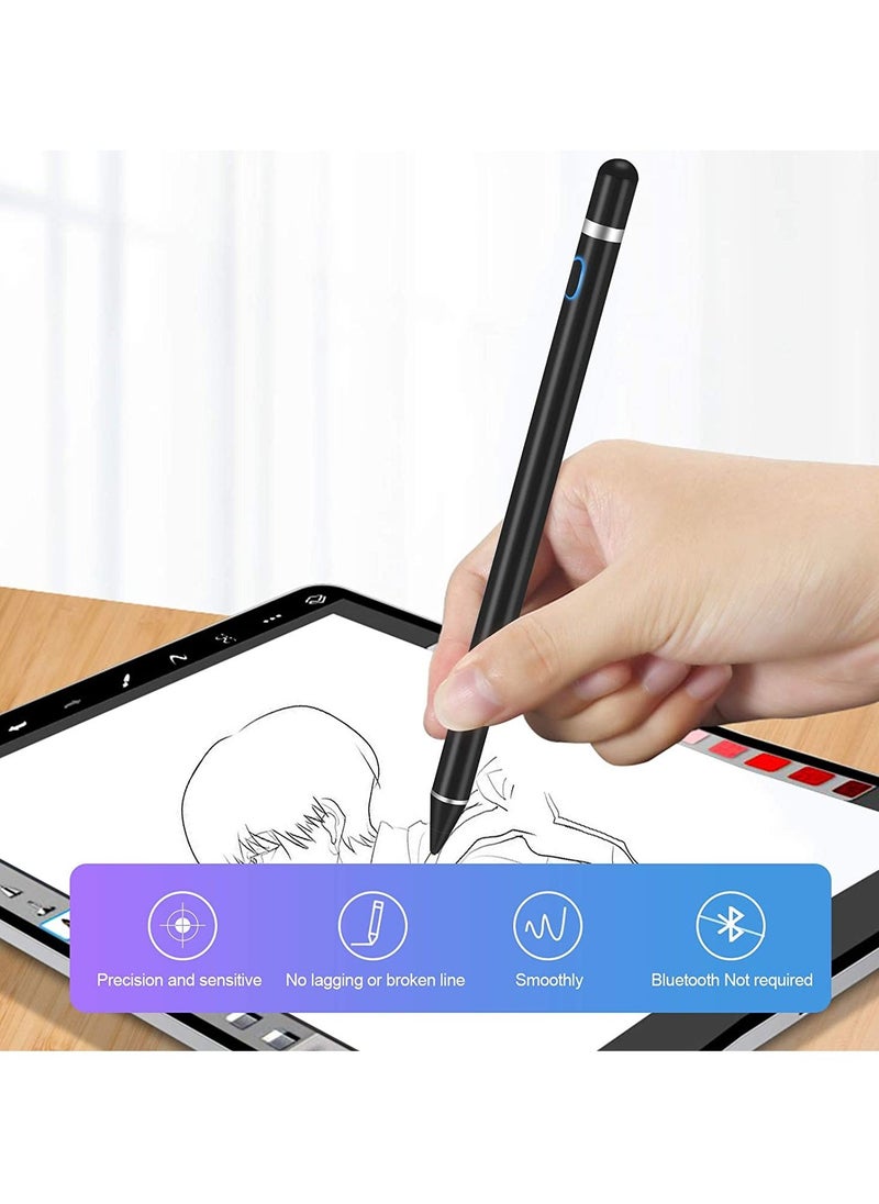 Generic - Active Stylus Pens for Touch Screens, Rechargeable Digital Stylish Pen Pencil Universal for iPhone/iPad Pro/Mini/Air/Android and Most Capacitive Touch Screens - Image 1