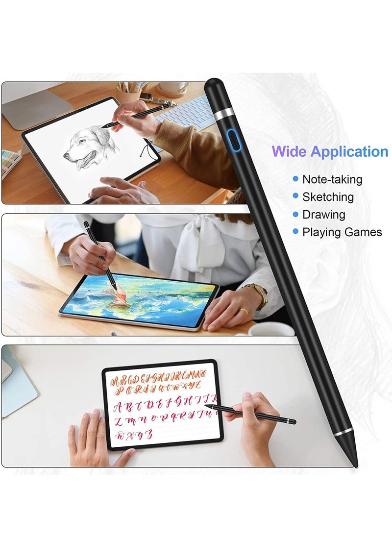 Generic - Active Stylus Pens for Touch Screens, Rechargeable Digital Stylish Pen Pencil Universal for iPhone/iPad Pro/Mini/Air/Android and Most Capacitive Touch Screens - Image 1