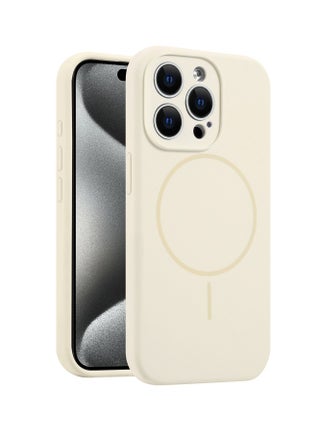 Silicon cover Compatible with iPhone 14 pro max  Case, Liquid Silicone Case, Full Body Protective Cover, Shockproof, Slim Phone Case, Anti-Scratch Soft Microfiber Lining – Beige - pzsku/Z2CEDAF1E15FA74D947F1Z/45/1744131732/15caa035-1722-4bde-9bf5-31279fad039c