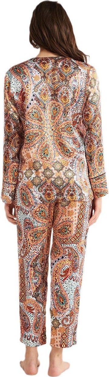 Penye Mood Women's Orange Pajama Set 9734  - Image 4