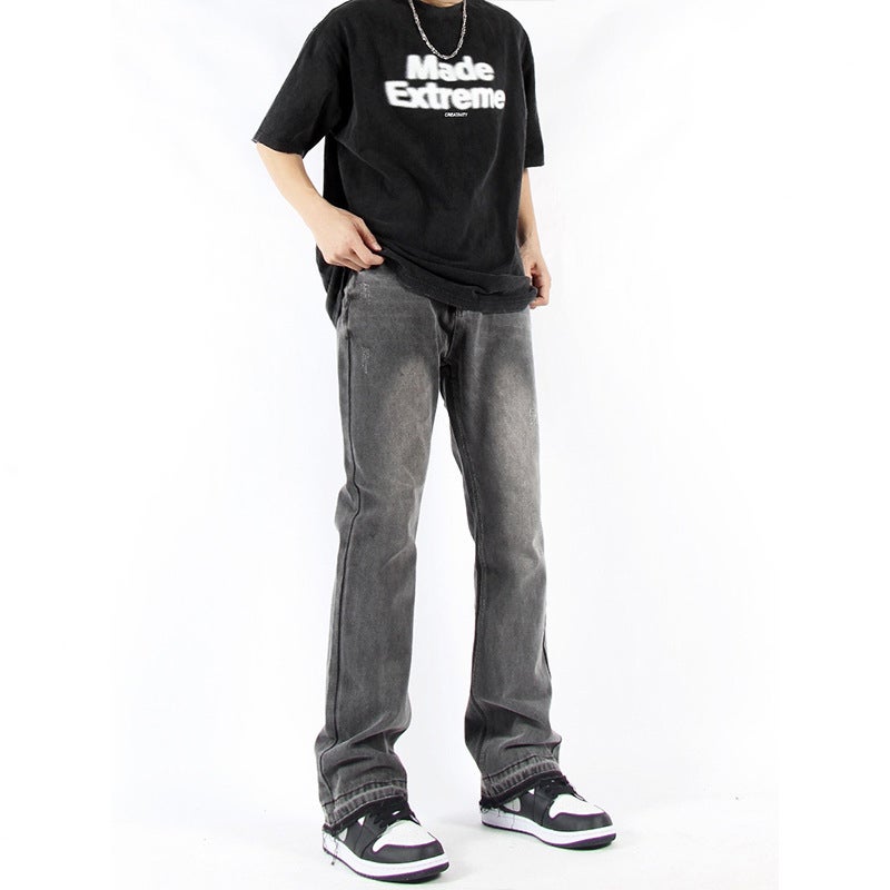 Unisex Classic Denim Jeans Loose Fit Daily Outdoor Wear - Image 5