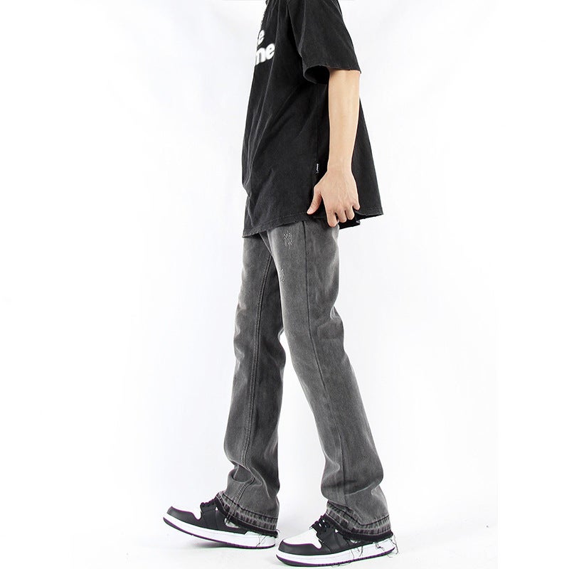 Unisex Classic Denim Jeans Loose Fit Daily Outdoor Wear - Image 3