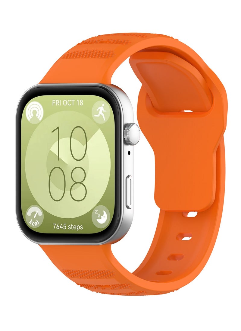 HW 2 Huawei Fit 3 Watch Straps Silicone Strap Replacement Bracelet  - Image 4