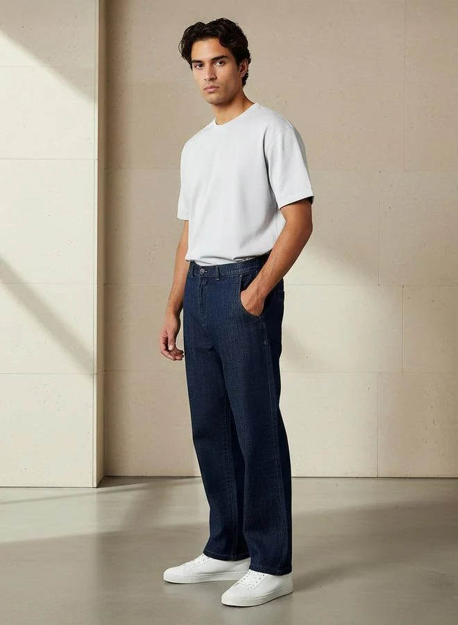 لي كوبر Men Regular Fit Mid Rise Elasticated Jeans