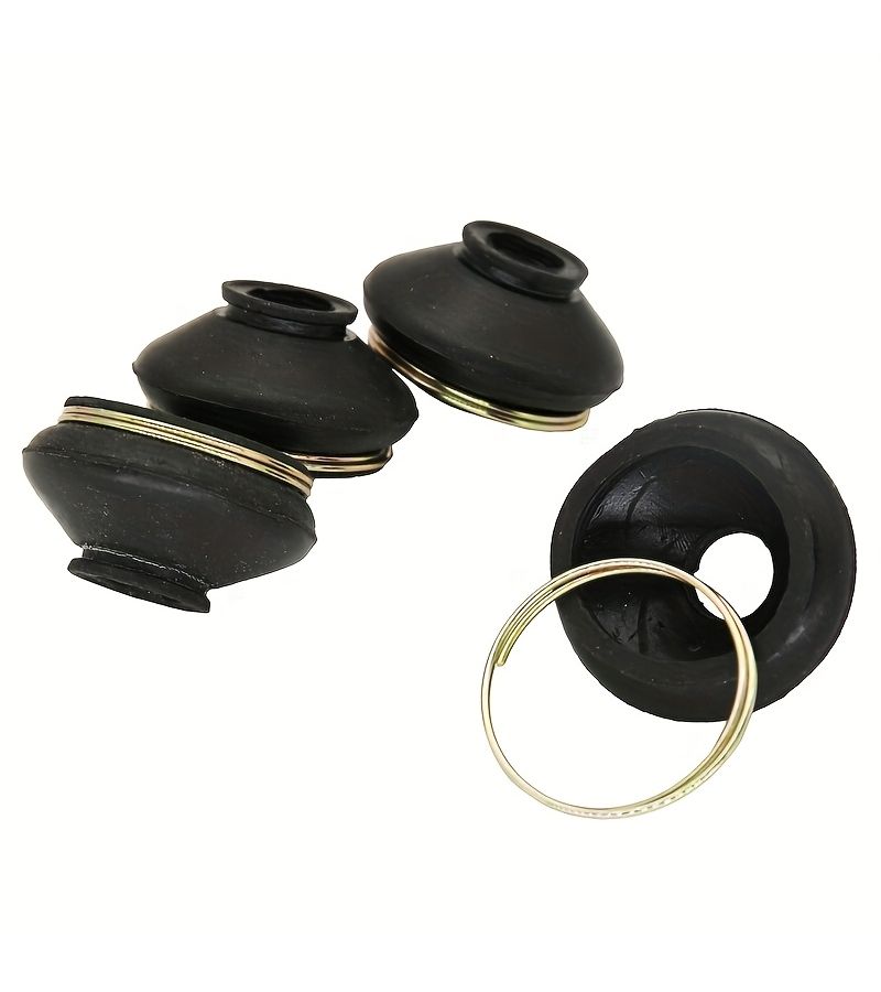 Black 4pcs Dust Protection Ball Joint Rubber Covers for ATV Go Kart Quad Bike - Image 3