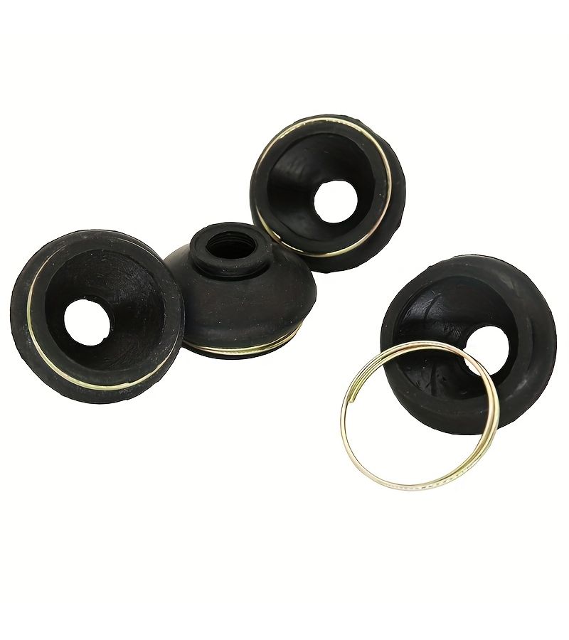 Black 4pcs Dust Protection Ball Joint Rubber Covers for ATV Go Kart Quad Bike - Image 5