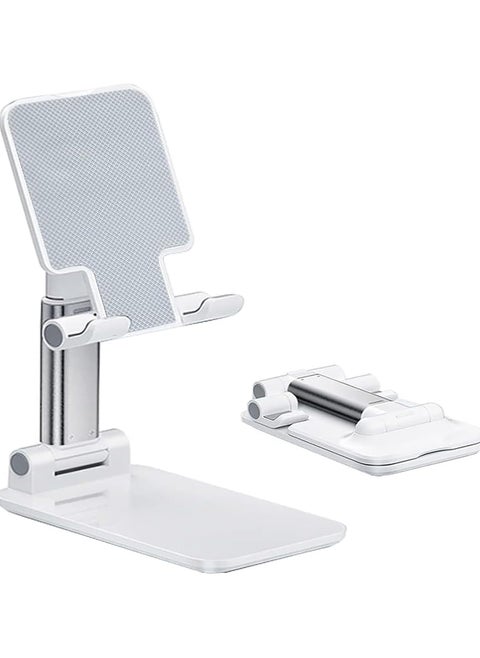 Adjustable Universal Phone Stand, ABS Material, Foldable & Extendable Desk Mount, Non-Waterproof, Portable for Live Streaming, Online Classes, and Multipurpose Use