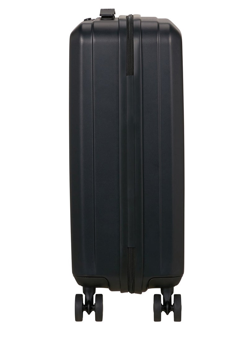 AMERICAN TOURISTER Aerojoy Suitcase, Cabin Size 55 cm / 20 inch, 4 Wheels, Hard Top, ABS, Black|TSA Lock|Inner Mesh Zippered Divider|Cross Ribbons|Lightweight - 3 Years International Warranty - Image 3