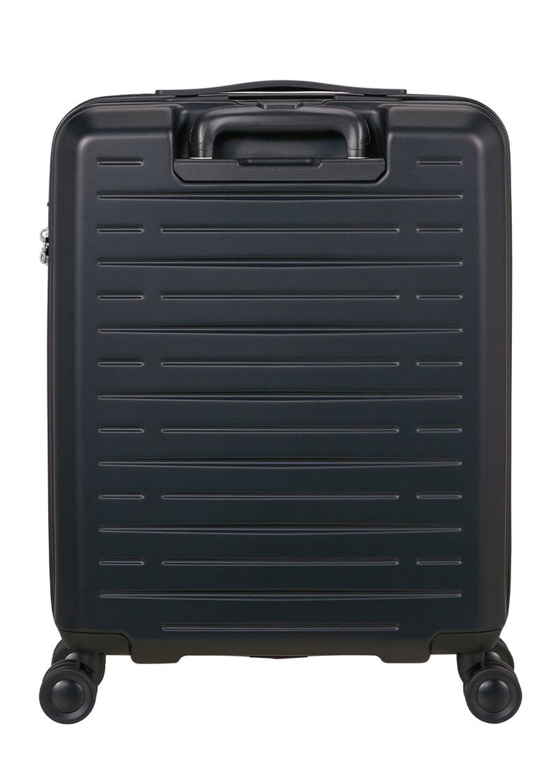 AMERICAN TOURISTER Aerojoy Suitcase, Cabin Size 55 cm / 20 inch, 4 Wheels, Hard Top, ABS, Black|TSA Lock|Inner Mesh Zippered Divider|Cross Ribbons|Lightweight - 3 Years International Warranty - Image 4