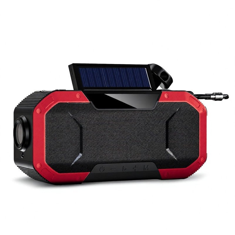Portable AM FM Radio: 5000mAh Battery IPX6 Waterproof Bluetooth - High Sensitivity Reception Emergency Flashlight Compass for Outdoor Emergency Survival Camping Home Use - Image 1