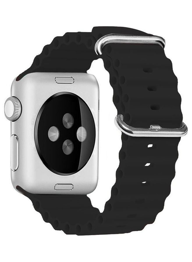 2Pack for Apple Watch Ocean Band 49mm 45mm 44mm 42mm Soft Silicone Loop Strap for iWatch Series Ultra/8/7/SE/6/5/4/3/2/1 - Image 2