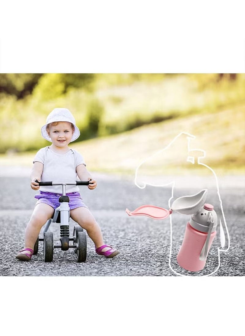 Generic - 1 Pcs Pee Bottle for Kids Girls Travel Urinal Portable Potty Cup for Child Toddler Baby Emergency Toilet for Car Road Trip Essentials Camping Training Leak Proof - Image 1