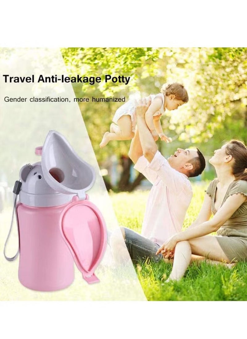 Generic - 1 Pcs Pee Bottle for Kids Girls Travel Urinal Portable Potty Cup for Child Toddler Baby Emergency Toilet for Car Road Trip Essentials Camping Training Leak Proof - Image 1