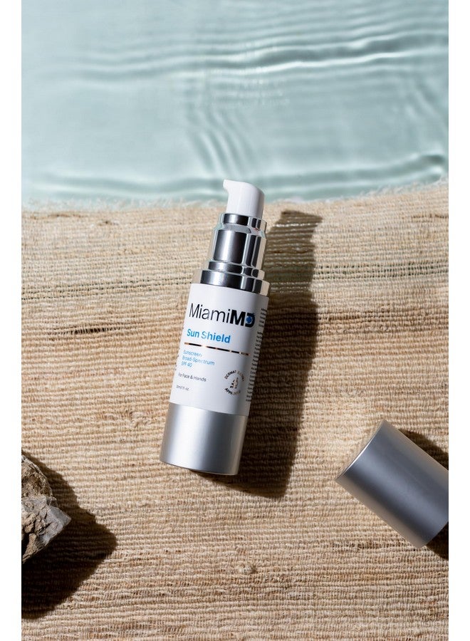 MiamiMD Sun Shield Facial Sunscreen Moisturizer Spf 40 Broad Spectrum Sunscreen With Hydrating And Moisturizing Aloe Vera And Vitamin C Paraben Free Cruelty Free Face Care For All Skin Types - Image 5